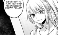 Ruby Hoshino as seen in Oshi No Ko chapter 117 (Image via Shueisha)
